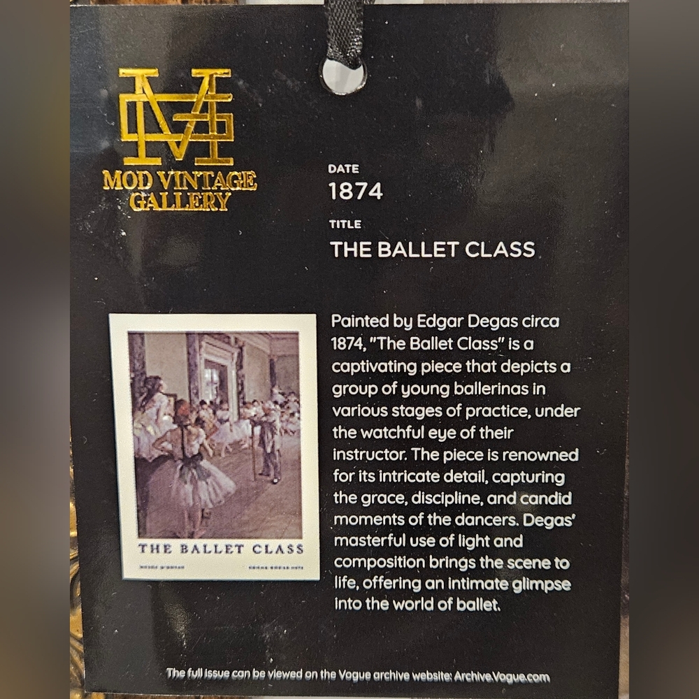 RARE FIND – Edgar Degas "The Ballet Class" Framed Print ✨ - Picture 2 of 3